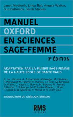Couverture de l’ouvrage MANUEL OXFORD EN SCIENCES SAGE-FEMME : 3EME EDITION