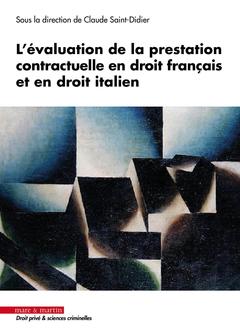Couverture de l’ouvrage Evaluation de la prestation contractuelle en droit français et en droit italien