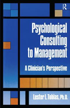 Couverture de l’ouvrage Psychological Consulting To Management