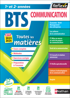 Cover of the book Toutes les matières Réflexe - BTS Communication n°16 - 2023