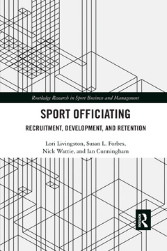 Couverture de l’ouvrage Sport Officiating