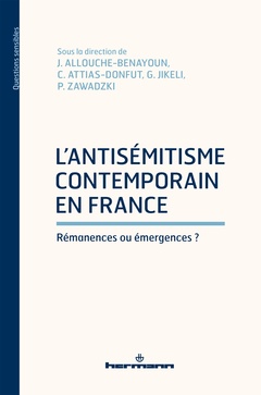Couverture de l’ouvrage L'antisémitisme contemporain en France