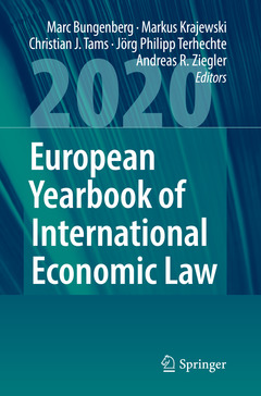 Cover of the book European Yearbook of International Economic Law 2020