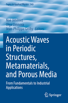 Couverture de l’ouvrage Acoustic Waves in Periodic Structures, Metamaterials, and Porous Media