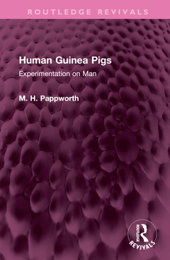 Couverture de l’ouvrage Human Guinea Pigs