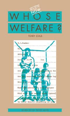 Couverture de l’ouvrage Whose Welfare