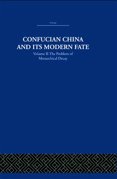 Cover of the book Confucian China and its Modern Fate