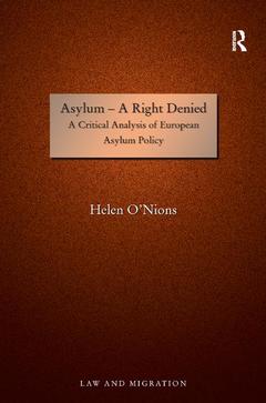Couverture de l’ouvrage Asylum - A Right Denied
