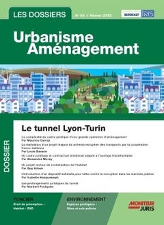 Couverture de l’ouvrage Les dossiers urbanisme amenagement - n 1 mars 2023 - n  54