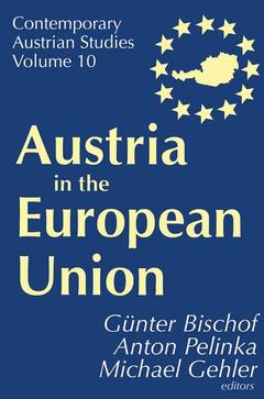 Couverture de l’ouvrage Austria in the European Union