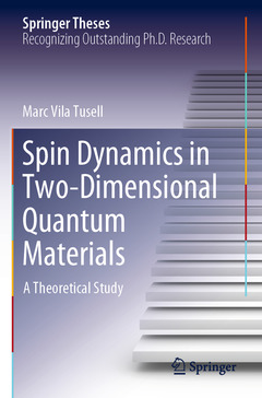 Couverture de l’ouvrage Spin Dynamics in Two-Dimensional Quantum Materials 