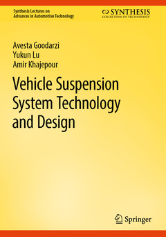 Couverture de l’ouvrage Vehicle Suspension System Technology and Design