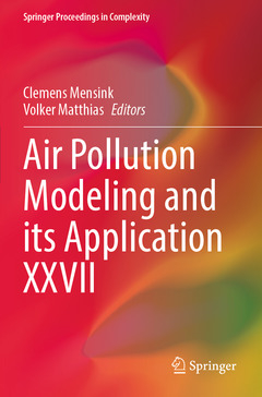 Cover of the book Air Pollution Modeling and its Application XXVII