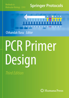 Couverture de l’ouvrage PCR Primer Design