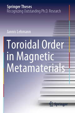 Cover of the book Toroidal Order in Magnetic Metamaterials