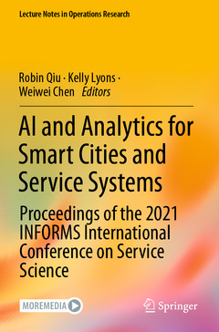 Cover of the book AI and Analytics for Smart Cities and Service Systems