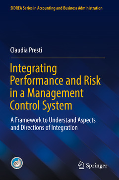 Couverture de l’ouvrage Integrating Performance and Risk in a Management Control System