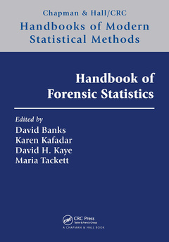 Couverture de l’ouvrage Handbook of Forensic Statistics