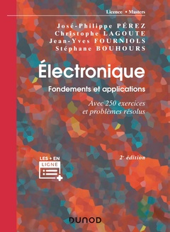 Couverture de l’ouvrage Électronique. Fondements et applications - 2e éd.