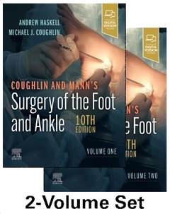 Couverture de l’ouvrage Coughlin and Mann's Surgery of the Foot and Ankle, 2-Volume Set