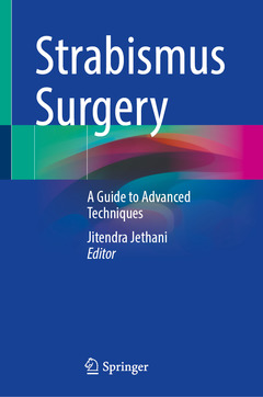 Couverture de l’ouvrage Strabismus Surgery