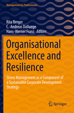 Couverture de l’ouvrage Organisational Excellence and Resilience 