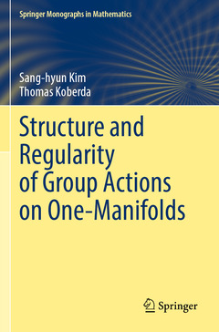 Couverture de l’ouvrage Structure and Regularity of Group Actions on One-Manifolds