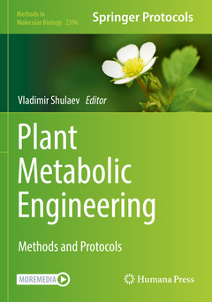 Couverture de l’ouvrage Plant Metabolic Engineering