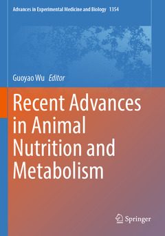 Couverture de l’ouvrage Recent Advances in Animal Nutrition and Metabolism