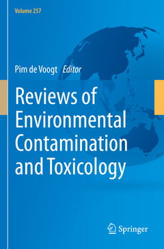 Couverture de l’ouvrage Reviews of Environmental Contamination and Toxicology Volume 257