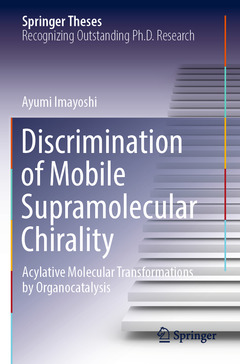 Couverture de l’ouvrage Discrimination of Mobile Supramolecular Chirality