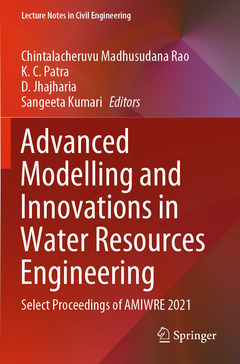Couverture de l’ouvrage Advanced Modelling and Innovations in Water Resources Engineering