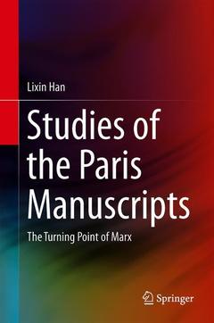 Cover of the book Studies of the Paris Manuscripts