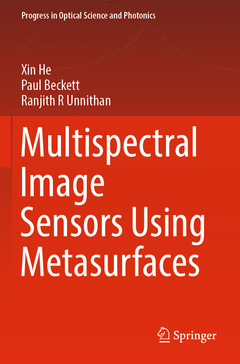 Couverture de l’ouvrage Multispectral Image Sensors Using Metasurfaces