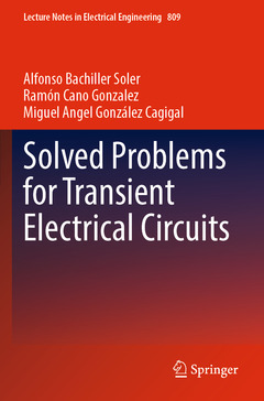 Couverture de l’ouvrage Solved Problems for Transient Electrical Circuits