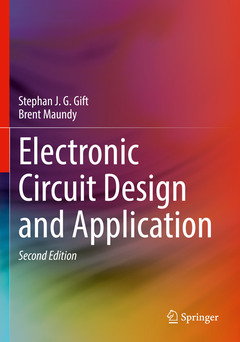 Couverture de l’ouvrage Electronic Circuit Design and Application