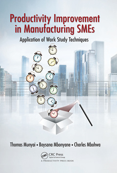 Couverture de l’ouvrage Productivity Improvement in Manufacturing SMEs