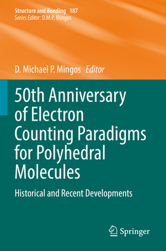 Couverture de l’ouvrage 50th Anniversary of Electron Counting Paradigms for Polyhedral Molecules 