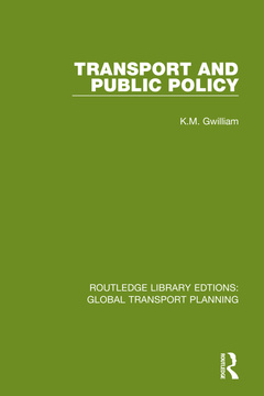 Couverture de l’ouvrage Transport and Public Policy