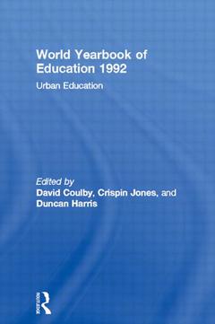 Cover of the book World Yearbook of Education 1992
