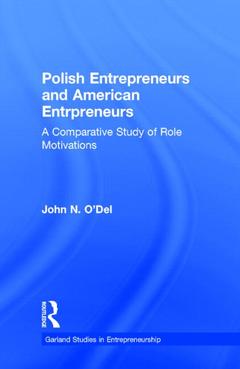 Couverture de l’ouvrage Polish Entrepreneurs and American Entrepreneurs