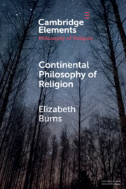 Couverture de l’ouvrage Continental Philosophy of Religion