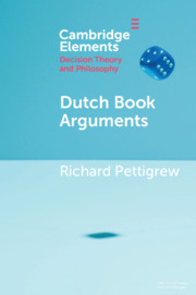 Couverture de l’ouvrage Dutch Book Arguments