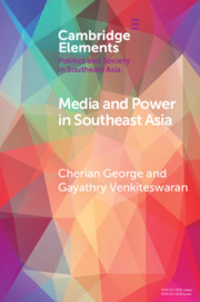 Couverture de l’ouvrage Media and Power in Southeast Asia