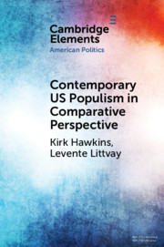Cover of the book Contemporary US Populism in Comparative Perspective