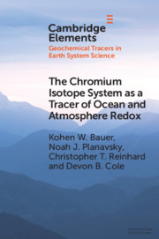 Couverture de l’ouvrage The Chromium Isotope System as a Tracer of Ocean and Atmosphere Redox