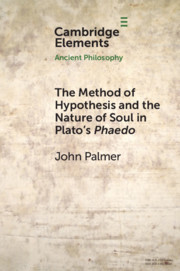 Cover of the book The Method of Hypothesis and the Nature of Soul in Plato's Phaedo