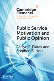 Couverture de l’ouvrage Public Service Motivation and Public Opinion