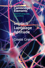 Cover of the book Implicit Language Aptitude