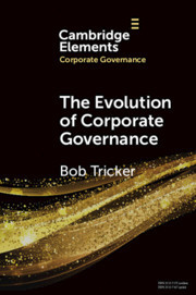 Couverture de l’ouvrage The Evolution of Corporate Governance